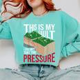 Couldn't Take The Pressure Geology Earth Science Teacher Comfort Colors Sweatshirt Chalky Mint