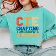CTE Teacher Education Career Technical Comfort Colors Sweatshirt Chalky Mint CTE Teacher Education Career Technical Comfort Colors Sweatshirt Chalky Mint