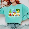 Cute Gnomes Teach Love And Inspire Back To School Teacher Comfort Colors Sweatshirt Chalky Mint Cute Gnomes Teach Love And Inspire Back To School Teacher Comfort Colors Sweatshirt Chalky Mint