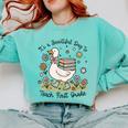 Cute Goose It's A Beautiful Day To Teach 1st Grade Teacher Comfort Colors Sweatshirt Chalky Mint Cute Goose It's A Beautiful Day To Teach 1st Grade Teacher Comfort Colors Sweatshirt Chalky Mint
