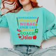 Cute Principal Nurse Lunch Lady Teacher Coach Homeschool Mom Comfort Colors Sweatshirt Chalky Mint Cute Principal Nurse Lunch Lady Teacher Coach Homeschool Mom Comfort Colors Sweatshirt Chalky Mint