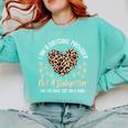 Daycare Provider Teacher Childcare Worker Leopard Heart Fun Comfort Colors Sweatshirt Chalky Mint Daycare Provider Teacher Childcare Worker Leopard Heart Fun Comfort Colors Sweatshirt Chalky Mint