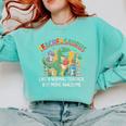 Dinosaurs Teachersaurus Like A Normal Teacher More Awesome Comfort Colors Sweatshirt Chalky Mint