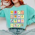 Dual Language Crew Bilingual Spanish Teacher Back To School For Men Women Comfort Colors Sweatshirt Chalky Mint