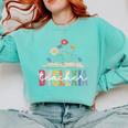 Dyslexia Teacher Awareness Dyslexic Dyslexics Dyslexia Comfort Colors Sweatshirt Chalky Mint