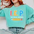 I E P I Encourage Progress Special Education Teacher Comfort Colors Sweatshirt Chalky Mint I E P I Encourage Progress Special Education Teacher Comfort Colors Sweatshirt Chalky Mint