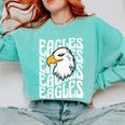 Eagles School Sports Fan Team Spirit Teacher Parent Student Comfort Colors Sweatshirt Chalky Mint Eagles School Sports Fan Team Spirit Teacher Parent Student Comfort Colors Sweatshirt Chalky Mint