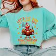 Eat Kids Punctuation Saves Lives Thanksgiving Turkey Teacher Comfort Colors Sweatshirt Chalky Mint Eat Kids Punctuation Saves Lives Thanksgiving Turkey Teacher Comfort Colors Sweatshirt Chalky Mint