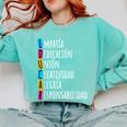 Educar Bilingual Spanish Teacher Comfort Colors Sweatshirt Chalky Mint Educar Bilingual Spanish Teacher Comfort Colors Sweatshirt Chalky Mint