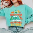 English Teacher Dinosaurs Didn’t Read What Happened To Them Comfort Colors Sweatshirt Chalky Mint English Teacher Dinosaurs Didn’t Read What Happened To Them Comfort Colors Sweatshirt Chalky Mint