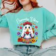 Espooky Vibes Maestra Halloween Spanish Mexican Teacher Comfort Colors Sweatshirt Chalky Mint Espooky Vibes Maestra Halloween Spanish Mexican Teacher Comfort Colors Sweatshirt Chalky Mint