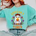 Espooky Vibes Spanish Mexican Halloween Ghost Teachers Comfort Colors Sweatshirt Chalky Mint Espooky Vibes Spanish Mexican Halloween Ghost Teachers Comfort Colors Sweatshirt Chalky Mint