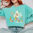 Everyone Communicates Differently Halloween SLP Sped Teacher Comfort Colors Sweatshirt Chalky Mint Everyone Communicates Differently Halloween SLP Sped Teacher Comfort Colors Sweatshirt Chalky Mint