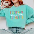 Exceptional Education Dream Team SPED ESE Teacher Autism Comfort Colors Sweatshirt Chalky Mint