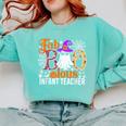 Fab Boo Lous Infant Teacher Halloween Costume Comfort Colors Sweatshirt Chalky Mint Fab Boo Lous Infant Teacher Halloween Costume Comfort Colors Sweatshirt Chalky Mint