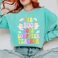 Faboolous COMPUTER TEACHER Costume This Is My Spooky Mom Dad Comfort Colors Sweatshirt Chalky Mint Faboolous COMPUTER TEACHER Costume This Is My Spooky Mom Dad Comfort Colors Sweatshirt Chalky Mint