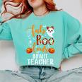 Faboolous INFANT Teacher Halloween Comfort Colors Sweatshirt Chalky Mint