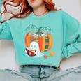 Fall Book Pumpkin Ghost Reading Books Halloween Teacher Comfort Colors Sweatshirt Chalky Mint Fall Book Pumpkin Ghost Reading Books Halloween Teacher Comfort Colors Sweatshirt Chalky Mint