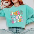 Field Day Fun Day Last Day Of School Teacher Student Comfort Colors Sweatshirt Chalky Mint Field Day Fun Day Last Day Of School Teacher Student Comfort Colors Sweatshirt Chalky Mint