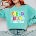 Field Day Green Team For Teacher Kids Field Day Games Comfort Colors Sweatshirt Chalky Mint Field Day Green Team For Teacher Kids Field Day Games Comfort Colors Sweatshirt Chalky Mint