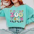 Field Zoo Trip Shirt For Teacher First Grade Crew For Men Women Kids Comfort Colors Sweatshirt Chalky Mint Field Zoo Trip Shirt For Teacher First Grade Crew For Men Women Kids Comfort Colors Sweatshirt Chalky Mint