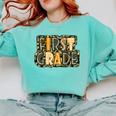 First 1St Grade Camo Camouflage Boy Teacher Back To School Comfort Colors Sweatshirt Chalky Mint First 1St Grade Camo Camouflage Boy Teacher Back To School Comfort Colors Sweatshirt Chalky Mint