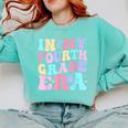 In My Fourth Grade Era Girl Back To School 4th Grade Teacher Comfort Colors Sweatshirt Chalky Mint In My Fourth Grade Era Girl Back To School 4th Grade Teacher Comfort Colors Sweatshirt Chalky Mint