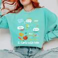 Friendship Inclusion Language Teacher It Starts With Hello Comfort Colors Sweatshirt Chalky Mint Friendship Inclusion Language Teacher It Starts With Hello Comfort Colors Sweatshirt Chalky Mint