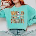 Fun Zoo Animal Print Teacher Shirts Wild About My Students Comfort Colors Sweatshirt Chalky Mint Fun Zoo Animal Print Teacher Shirts Wild About My Students Comfort Colors Sweatshirt Chalky Mint