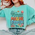 Future Marine Biologist Student Biology Teacher Kids Comfort Colors Sweatshirt Chalky Mint Future Marine Biologist Student Biology Teacher Kids Comfort Colors Sweatshirt Chalky Mint