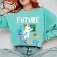 Future Teacher School Teacher Female Comfort Colors Sweatshirt Chalky Mint Future Teacher School Teacher Female Comfort Colors Sweatshirt Chalky Mint