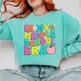 Groovy In My Middle School Era Back To School Teacher Comfort Colors Sweatshirt Chalky Mint Groovy In My Middle School Era Back To School Teacher Comfort Colors Sweatshirt Chalky Mint