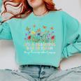 Groovy I Teach Tiny Humans About Jesus Christian Teacher Comfort Colors Sweatshirt Chalky Mint Groovy I Teach Tiny Humans About Jesus Christian Teacher Comfort Colors Sweatshirt Chalky Mint