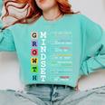 Growth Mindset Shirt Positive School Classroom Teacher Comfort Colors Sweatshirt Chalky Mint Growth Mindset Shirt Positive School Classroom Teacher Comfort Colors Sweatshirt Chalky Mint