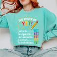 Growth Mindset Teacher Power Of Yet Inspirational Comfort Colors Sweatshirt Chalky Mint Growth Mindset Teacher Power Of Yet Inspirational Comfort Colors Sweatshirt Chalky Mint