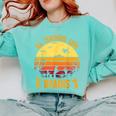 Halloween Costume Teacher Love Brains Zombie Comfort Colors Sweatshirt Chalky Mint