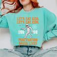 Halloween Lets Eat Kids Punctuation Teacher Comfort Colors Sweatshirt Chalky Mint Halloween Lets Eat Kids Punctuation Teacher Comfort Colors Sweatshirt Chalky Mint