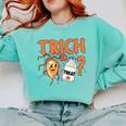 Halloween Medical Lab Science Microbiology Scientist Teacher Men Women Comfort Colors Sweatshirt Chalky Mint Halloween Medical Lab Science Microbiology Scientist Teacher Men Women Comfort Colors Sweatshirt Chalky Mint