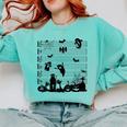 Halloween Music Note Clefs Spooky Ghost For Music Teacher Comfort Colors Sweatshirt Chalky Mint Halloween Music Note Clefs Spooky Ghost For Music Teacher Comfort Colors Sweatshirt Chalky Mint