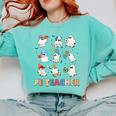 Halloween PE Teacher Spooky Physical Education Teacher Comfort Colors Sweatshirt Chalky Mint Halloween PE Teacher Spooky Physical Education Teacher Comfort Colors Sweatshirt Chalky Mint
