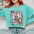Halloween Skeleton Teacher I'Ll Just Wait Until It's Quiet Comfort Colors Sweatshirt Chalky Mint Halloween Skeleton Teacher I'Ll Just Wait Until It's Quiet Comfort Colors Sweatshirt Chalky Mint