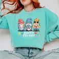 Happy Fri-Yay Teacher Fry Yay Friday Weekend Fri-Yay Comfort Colors Sweatshirt Chalky Mint Happy Fri-Yay Teacher Fry Yay Friday Weekend Fri-Yay Comfort Colors Sweatshirt Chalky Mint