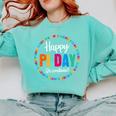 Happy Pi Day Pie Math Coach Teacher Pi Day Lover Nerdy Comfort Colors Sweatshirt Chalky Mint