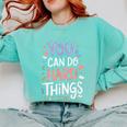 You Can Do Hard Things Test Day Teacher Kids Comfort Colors Sweatshirt Chalky Mint You Can Do Hard Things Test Day Teacher Kids Comfort Colors Sweatshirt Chalky Mint