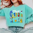 We Heart Love Our School Custodian For Teacher & Kids Comfort Colors Sweatshirt Chalky Mint We Heart Love Our School Custodian For Teacher & Kids Comfort Colors Sweatshirt Chalky Mint