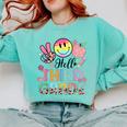 Hello 3rd Grade Boy Girl Teacher Back To School 3rd Grade Comfort Colors Sweatshirt Chalky Mint