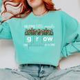 Helping Little Minds Grow One Phoneme At A Time Teacher Comfort Colors Sweatshirt Chalky Mint Helping Little Minds Grow One Phoneme At A Time Teacher Comfort Colors Sweatshirt Chalky Mint
