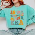In My Homeschool Mama Era Mom Teacher Comfort Colors Sweatshirt Chalky Mint In My Homeschool Mama Era Mom Teacher Comfort Colors Sweatshirt Chalky Mint