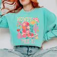 Howdy Pre-K Cowgirls Teacher Back To School Comfort Colors Sweatshirt Chalky Mint Howdy Pre-K Cowgirls Teacher Back To School Comfort Colors Sweatshirt Chalky Mint