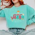 HUGvyn Square Root 4489 Math Teacher 67 Meme Halloween Comfort Colors Sweatshirt Chalky Mint HUGvyn Square Root 4489 Math Teacher 67 Meme Halloween Comfort Colors Sweatshirt Chalky Mint